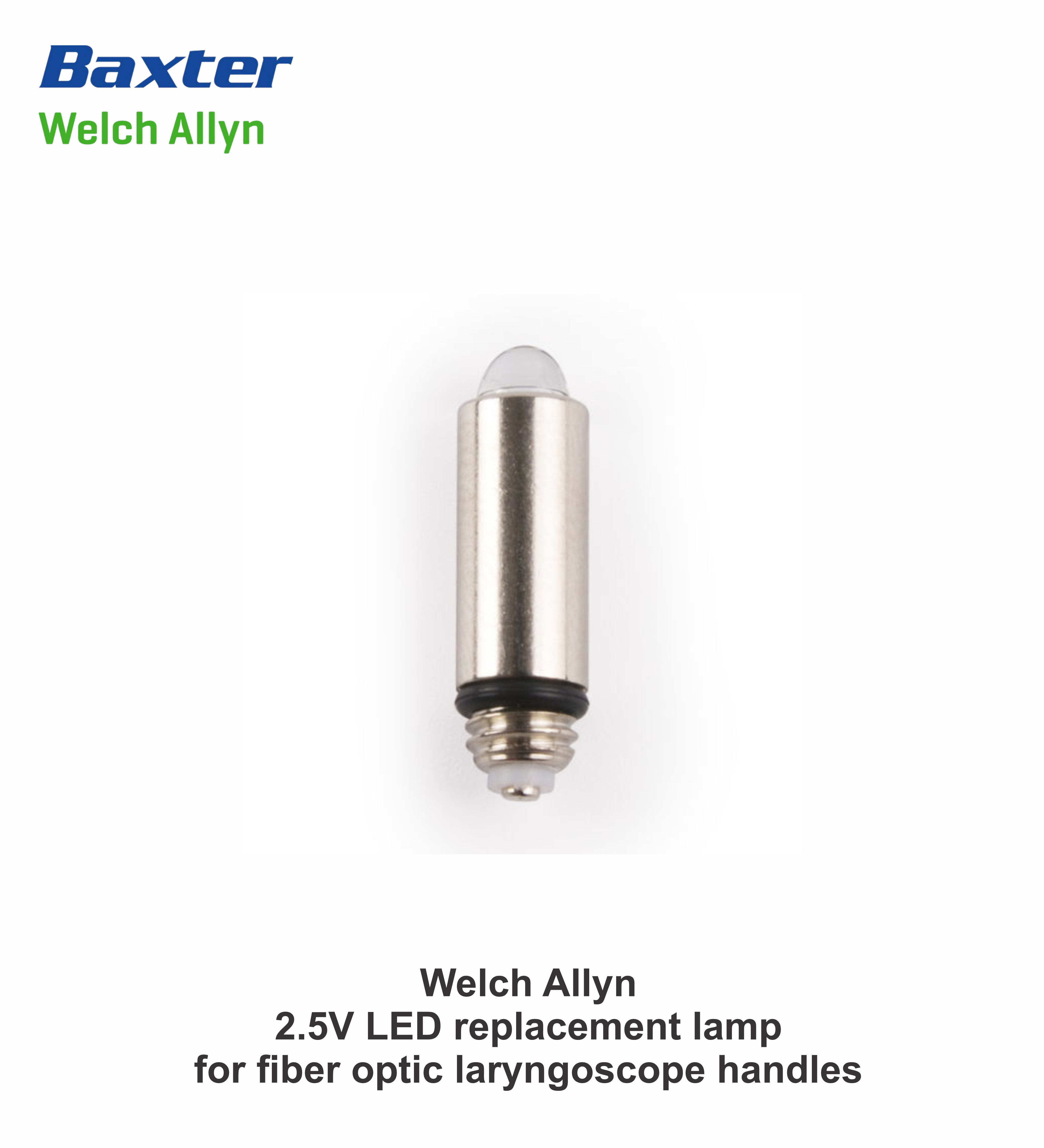 thumbnail image 2 of Replacement Welch Allyn 25020 Halogen Bulb (3.5V, 2.52W) For Medical Instruments 2 of 6
