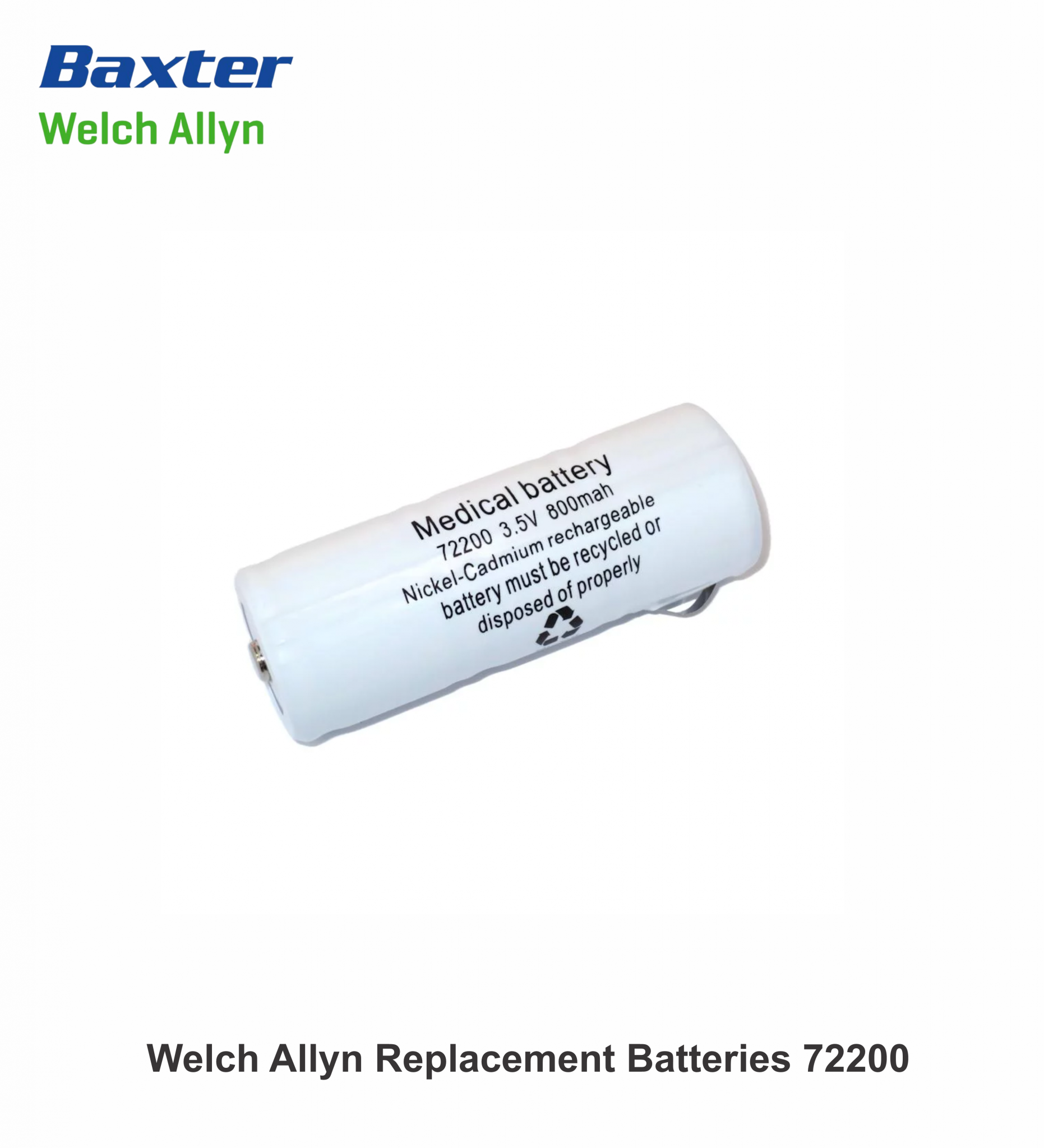 Welch Allyn 72200 Replacement Battery MediCare Estore
