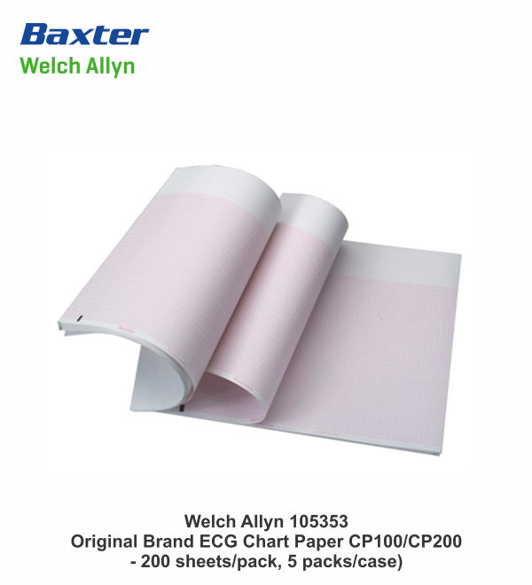 Welch Allyn 105353 ECG Paper