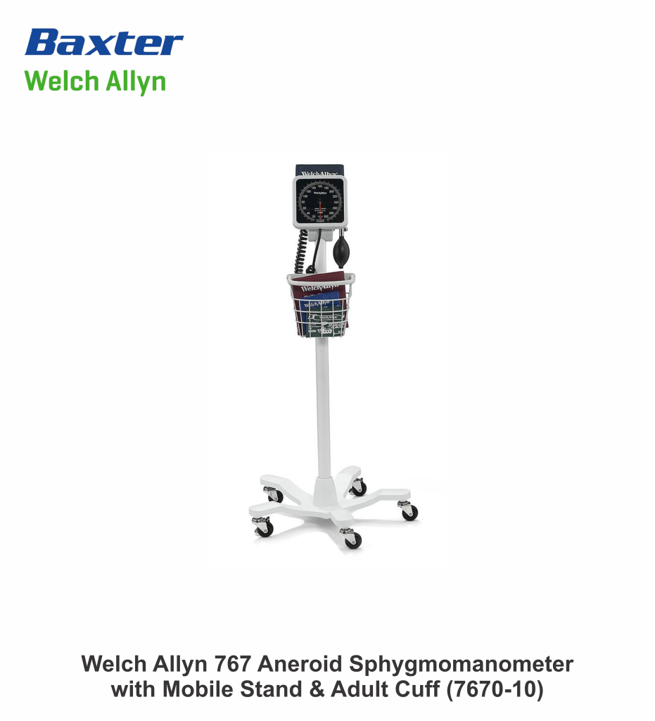 Welch Allyn 7670-10 Mobile Aneroid with Adult Cuff