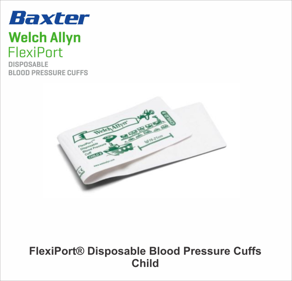 Welch Allyn SOFT-09 FlexiPort Disposable Blood Pressure Cuffs - Child (Pack of 20 pcs) - Image 3