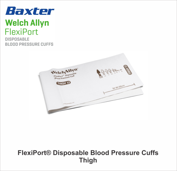 Welch Allyn SOFT-13 FlexiPort Disposable Blood Pressure Cuffs - Thigh (Pack of 20 pcs) - Image 3