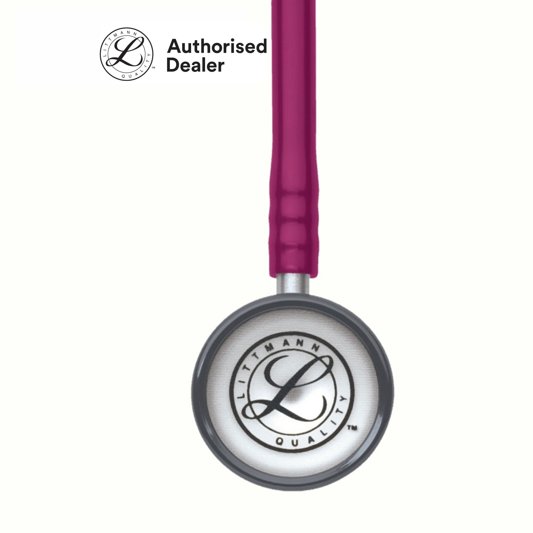 Littmann Pediatric Stethoscope - Raspberry Tube (28") 2122 - Image 3