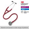 3M Littmann Cardiology IV Stethoscope 27in 6170 Burgundy Tube Mirror Chestpiece