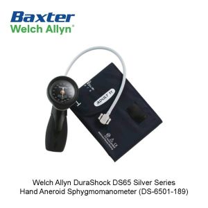 Welch Allyn DS-6501-189 DuraShock DS65 Silver Series Hand Aneroid Sphygmomanometer