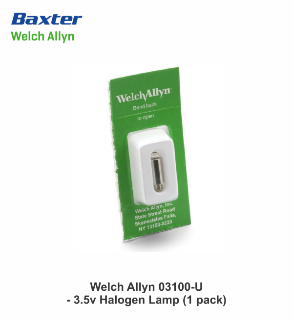 HQRP 4-Pack Halogen Bulbs For Welch Allyn – Replaces 03100-U, 99-5014, 8000017