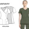 Pre-Order! Cherokee Infinity V-Neck Top 2625A (Women)