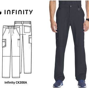Pre-Order! Cherokee Infinity Fly Front Pants CK200A (Men)
