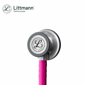 Littmann Classic III Stethoscope, 5648C, Stainless-finish Chestpiece, Satin-finish Raspberry Tube