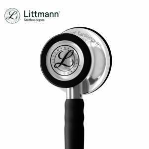 Littmann Cardiology IV Stethoscope, 6177C, Mirror Chestpiece, Satin-finish Black Tube
