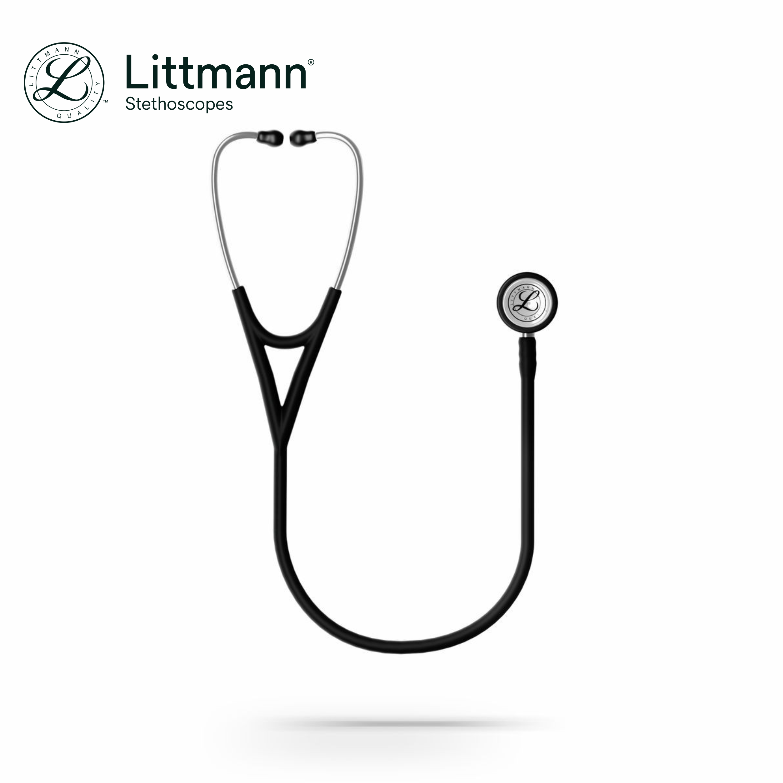 Littmann Cardiology IV Stethoscope, 6177C, Mirror Chestpiece, Satin-finish Black Tube - Image 4