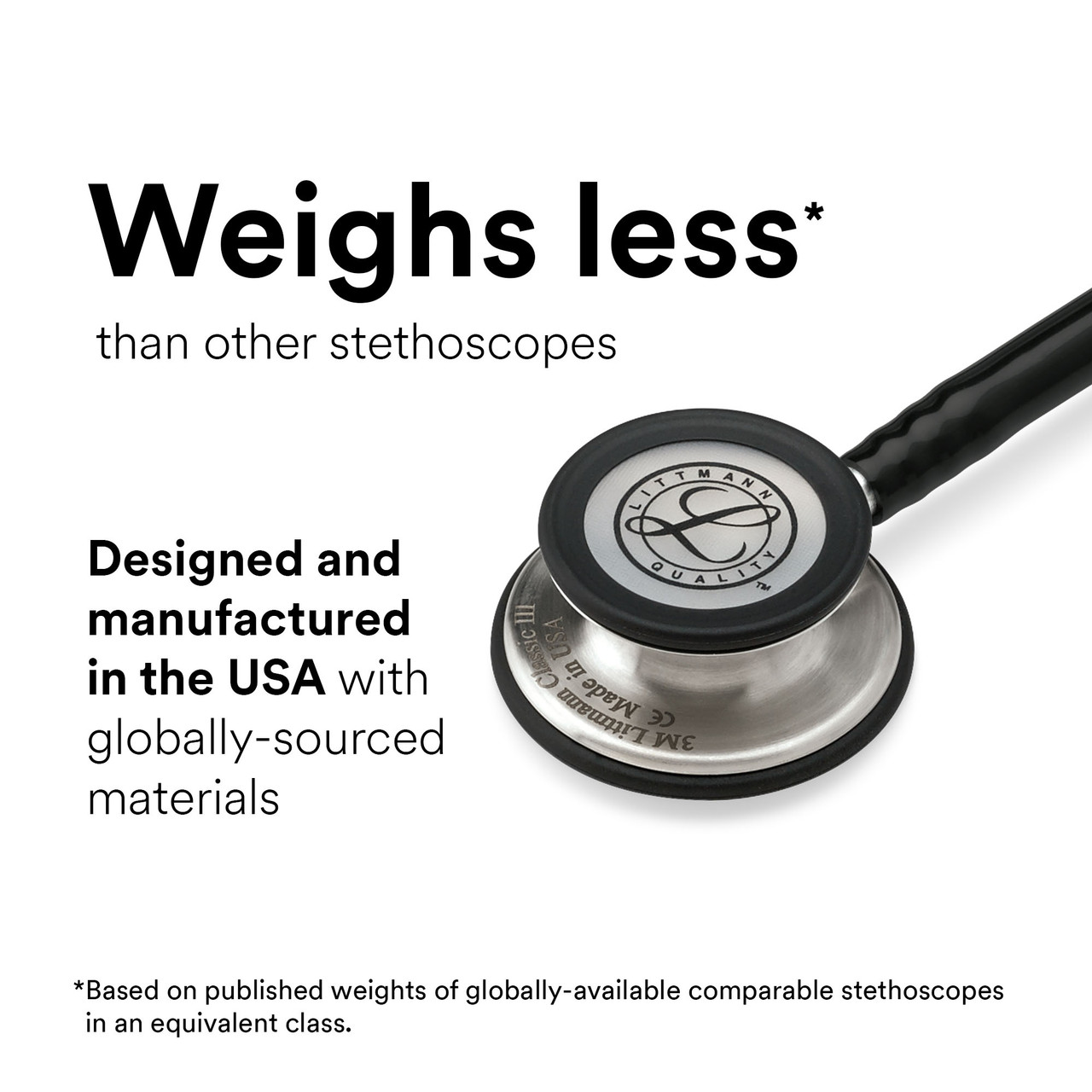 Littmann Classic III Stethoscope, 5648C, Stainless-finish Chestpiece, Satin-finish Raspberry Tube - Image 4