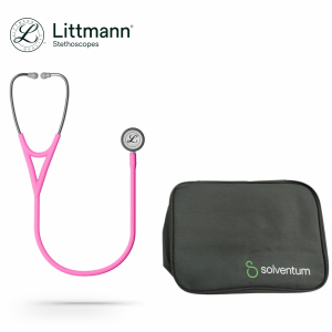 Littmann Cardiology IV Stethoscope, 6159C, Stainless-finish Chestpiece, Satin-finish Rose Pink Tube (Free Pouch Exclusive at E-Store)