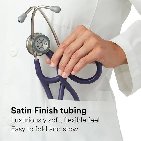 Littmann Classic III Stethoscope, 5648C, Stainless-finish Chestpiece, Satin-finish Raspberry Tube - Image 5
