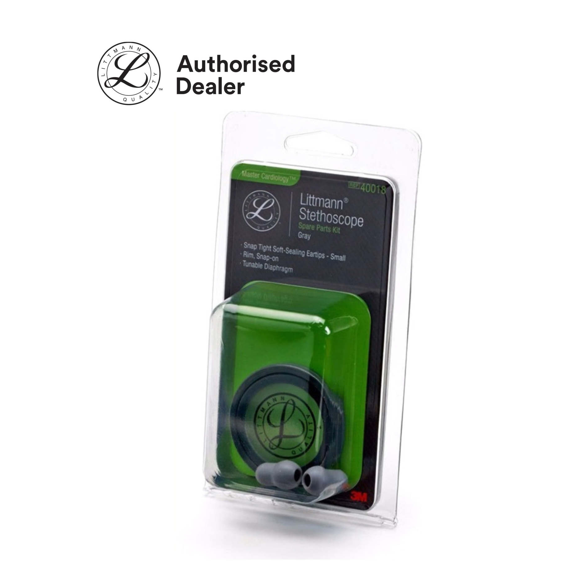 Littmann Spare Part Kits Master Cardiology - Gray 40018 - Image 2
