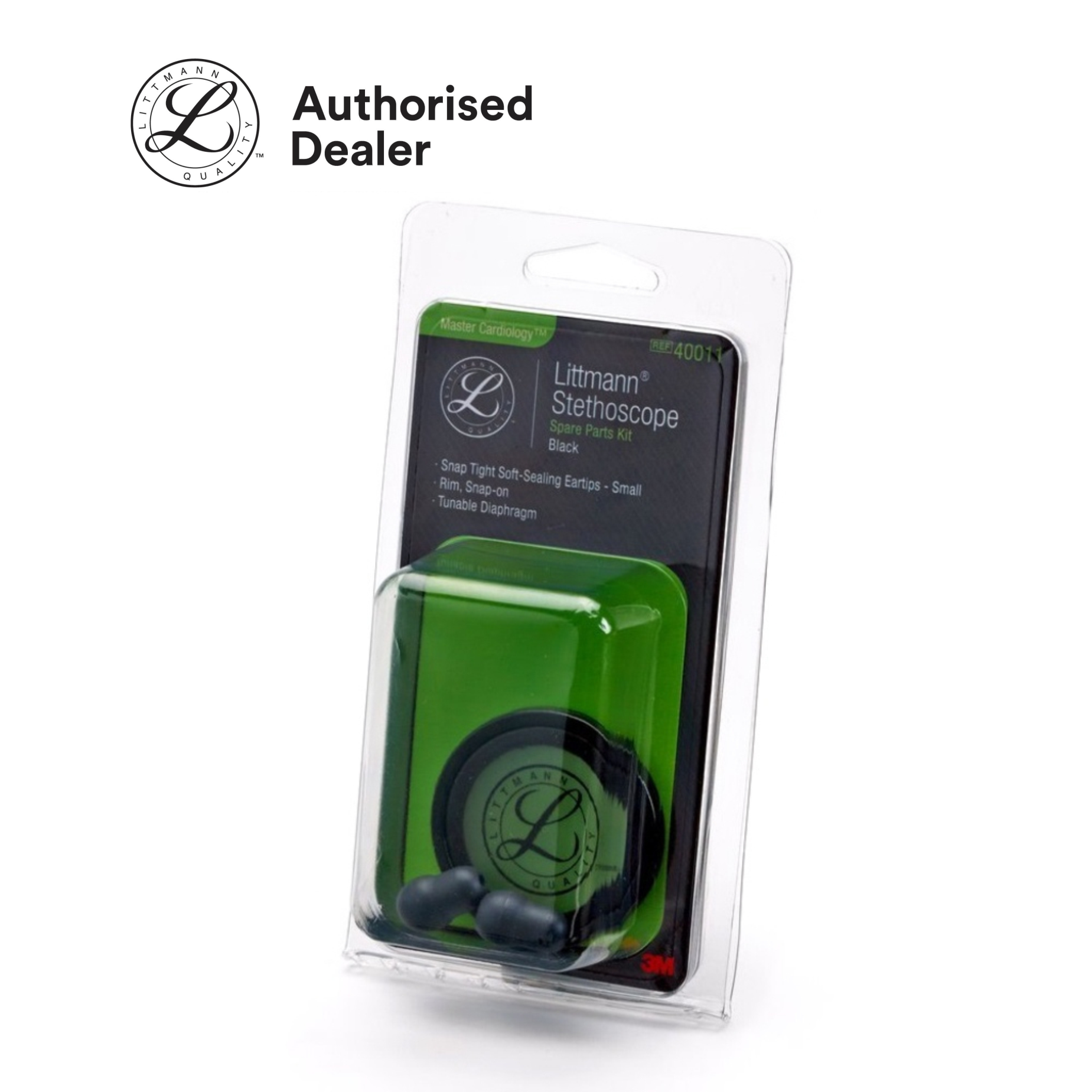 Littmann Spare Parts Kit Master Cardiology - Black 40011 - Image 2